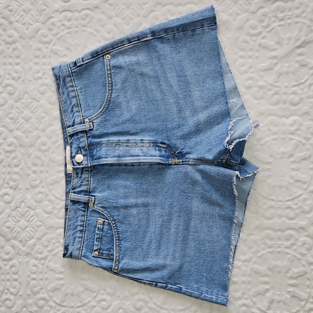 Triarchy High Rise Denim Shorts Sz 29 NEW